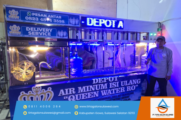 Pemasangan Depot Air Isi Ulang